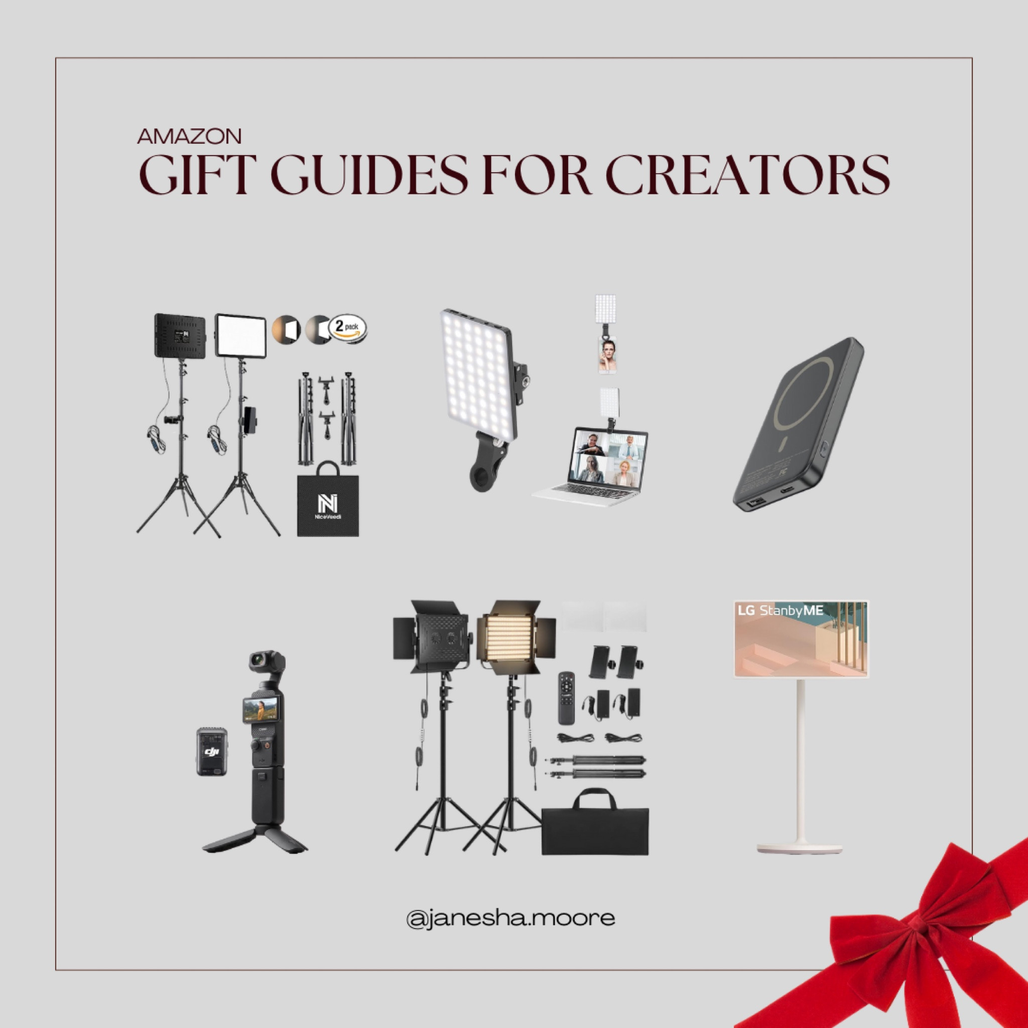 The perfect gifts for a content creator!! These are all items I use on a daily basis ✨🫶🏽 

#LTKGiftGuide #LTKHoliday