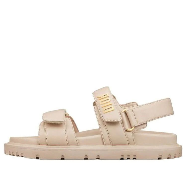 (WMNS) DIORact Sandal Powder Beige Lambskin KCQ547LAB_S51U | KICKS CREW