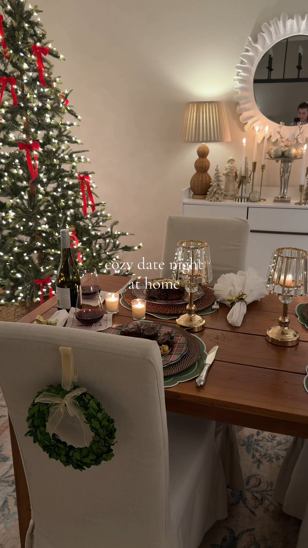 Cozy date night at home!❤️