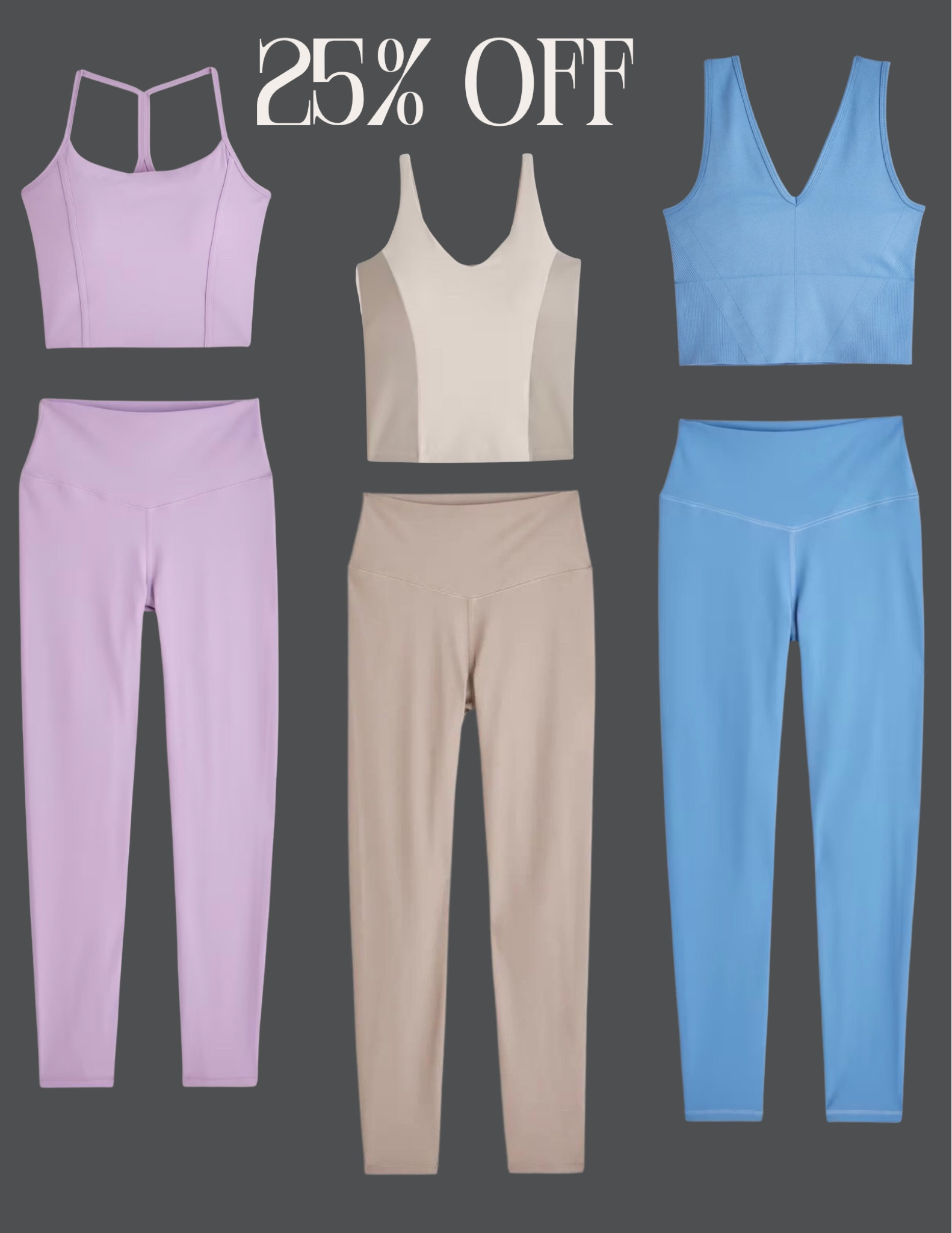 25% off NEW Abercrombie & Fitch active wear!
Entire website 25% off!!

#LTKunder50 #LTKFind #LTKsalealert