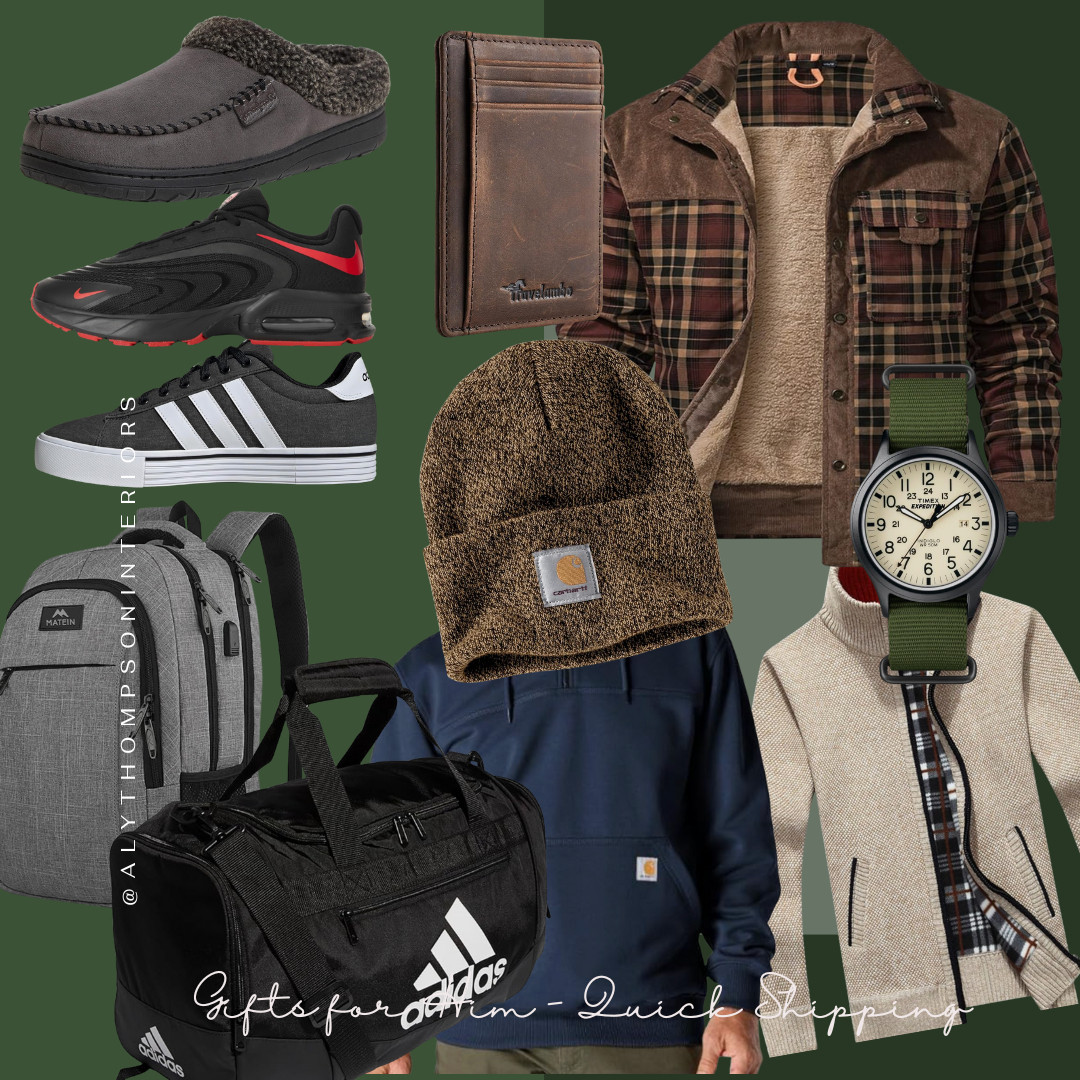 Gift Guide | Gifts for Him | Last Minute Gifts Ideas for Men | Carhartt | Mens Shoes | Leather Wallet | Sherpa Jacket | Quarter Zip | Hoodie | Stocking Stuffers 

 #LTKFindsUnder50 #LTKFindsUnder100 #LTKMens