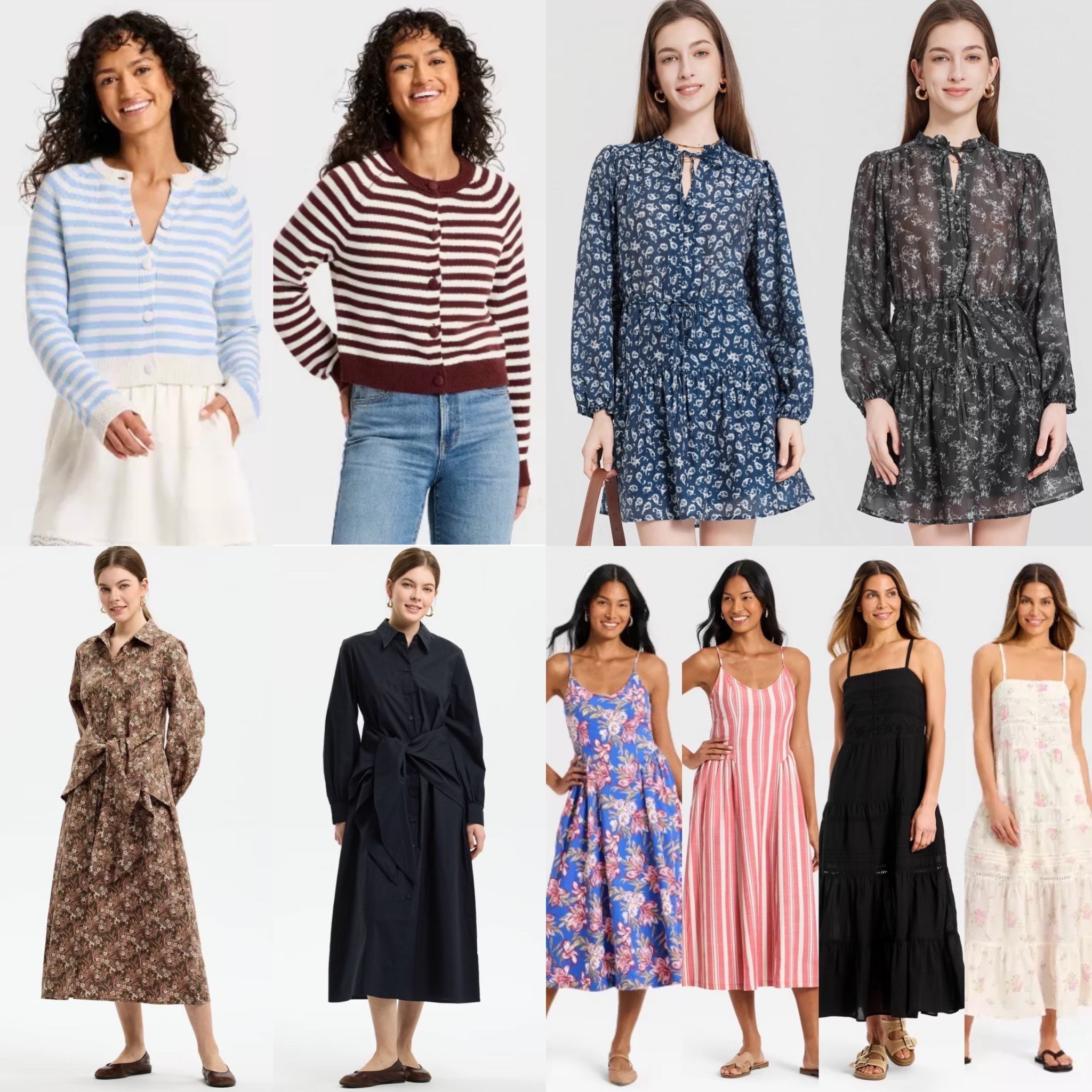 New dresses and sweaters at target! 