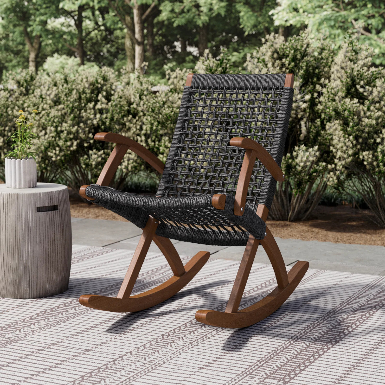 Brayson Solid Wood Rocking Chair | Wayfair North America