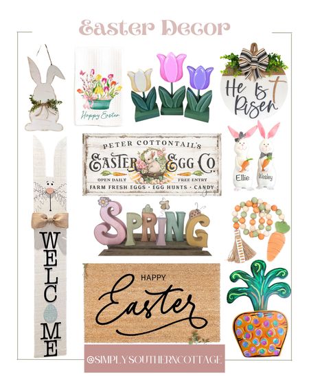 Cute Easter finds from Etsy
Easter, home decor, seasonal decor, spring decor, Easter home decor, welcome mat, door sign, welcome sign 

#LTKstyletip #LTKSeasonal #LTKhome