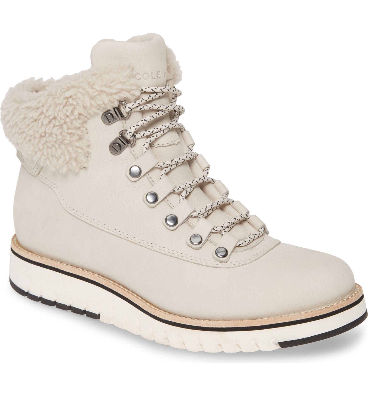 GrandExpløre Genuine Shearling Trim Waterproof Hiker Boot | Nordstrom