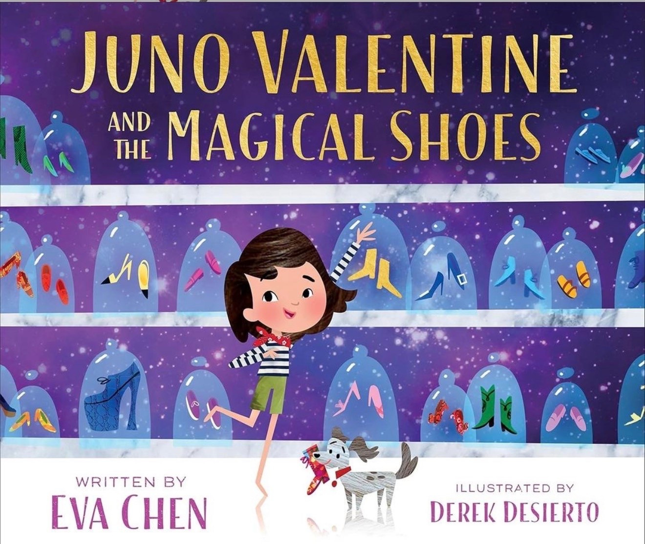 Juno embarks on an epic journey through time and space, stepping into shoes, a female icons. Each pair of shoe that  Juno tries on, takes her on a brand new adventures and closer to understanding that her shoes are the best shoes of all.