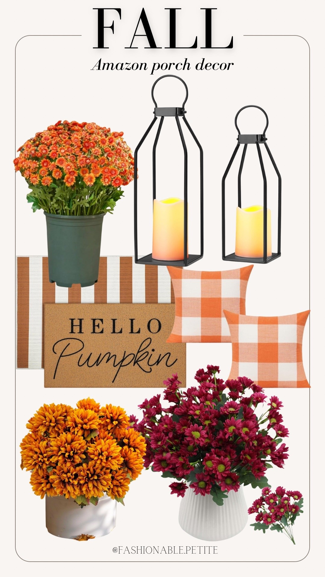 Amazon fall porch decor! 

Amazon decor, fall decor, mums, fall porch, seasonal decor 

#LTKSeasonal #LTKFindsUnder100 #LTKHome