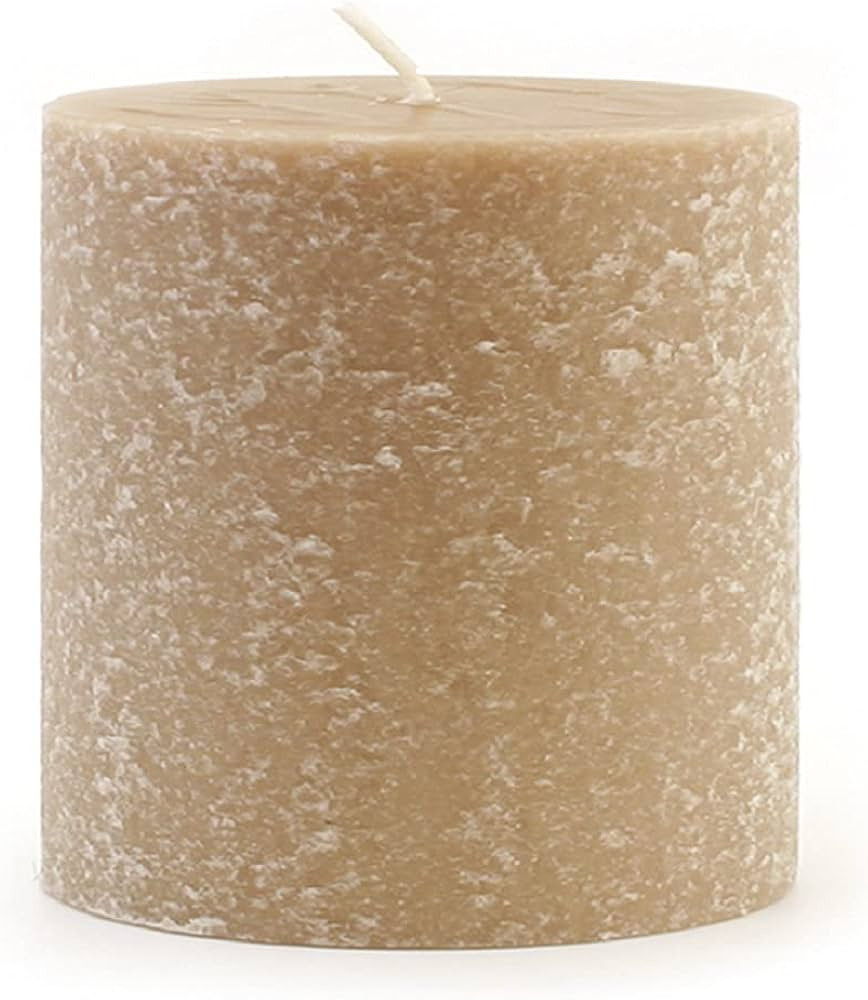 Root Candles 33345 Unscented Timberline Pillar Candle , 3 x 3-Inches , Taupe | Amazon (US)