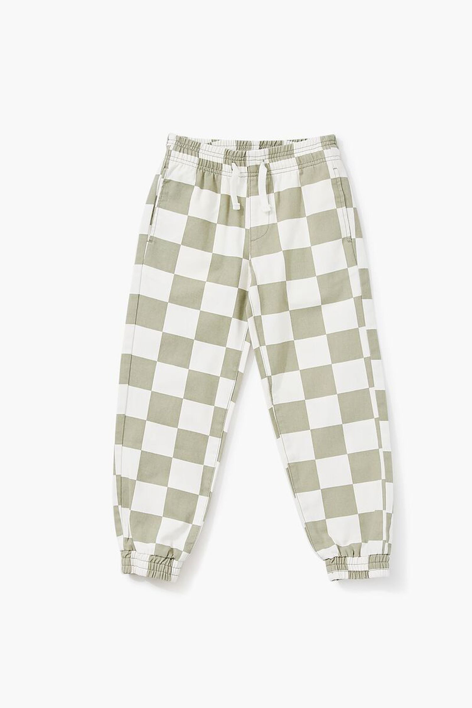Kids Checkered Joggers (Girls + Boys) | Forever 21 (US)