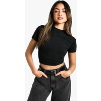 Womens Boohoo Basics Baby T-Shirt - Black - 6 | boohoo (US & Canada)