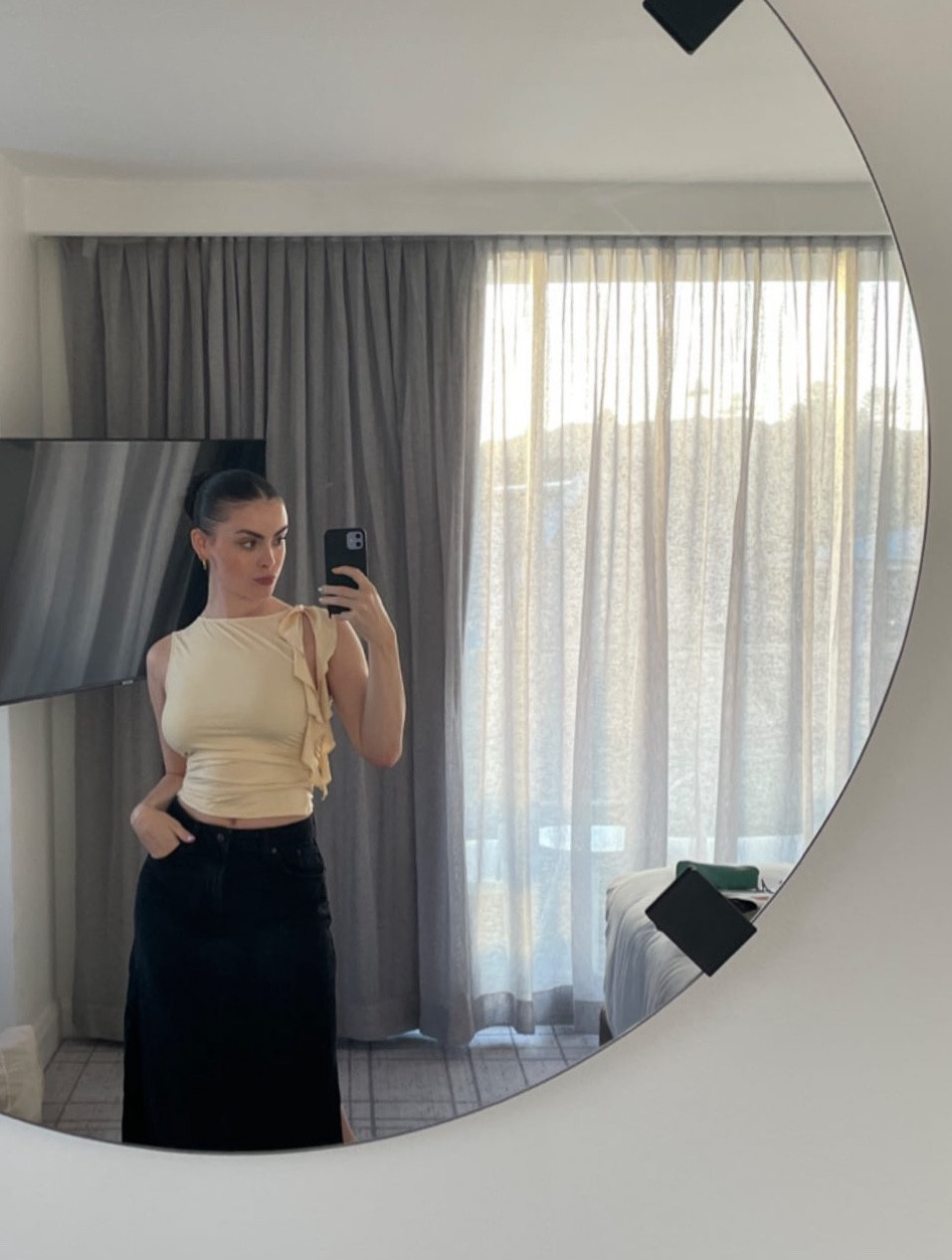 going out 
skirt - 8
top - xs 

#LTKaustralia #LTKSeasonal #LTKstyletip