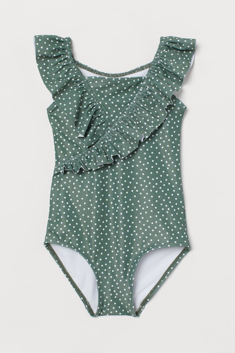 Ruffle-trimmed Swimsuit | H&M (US)
