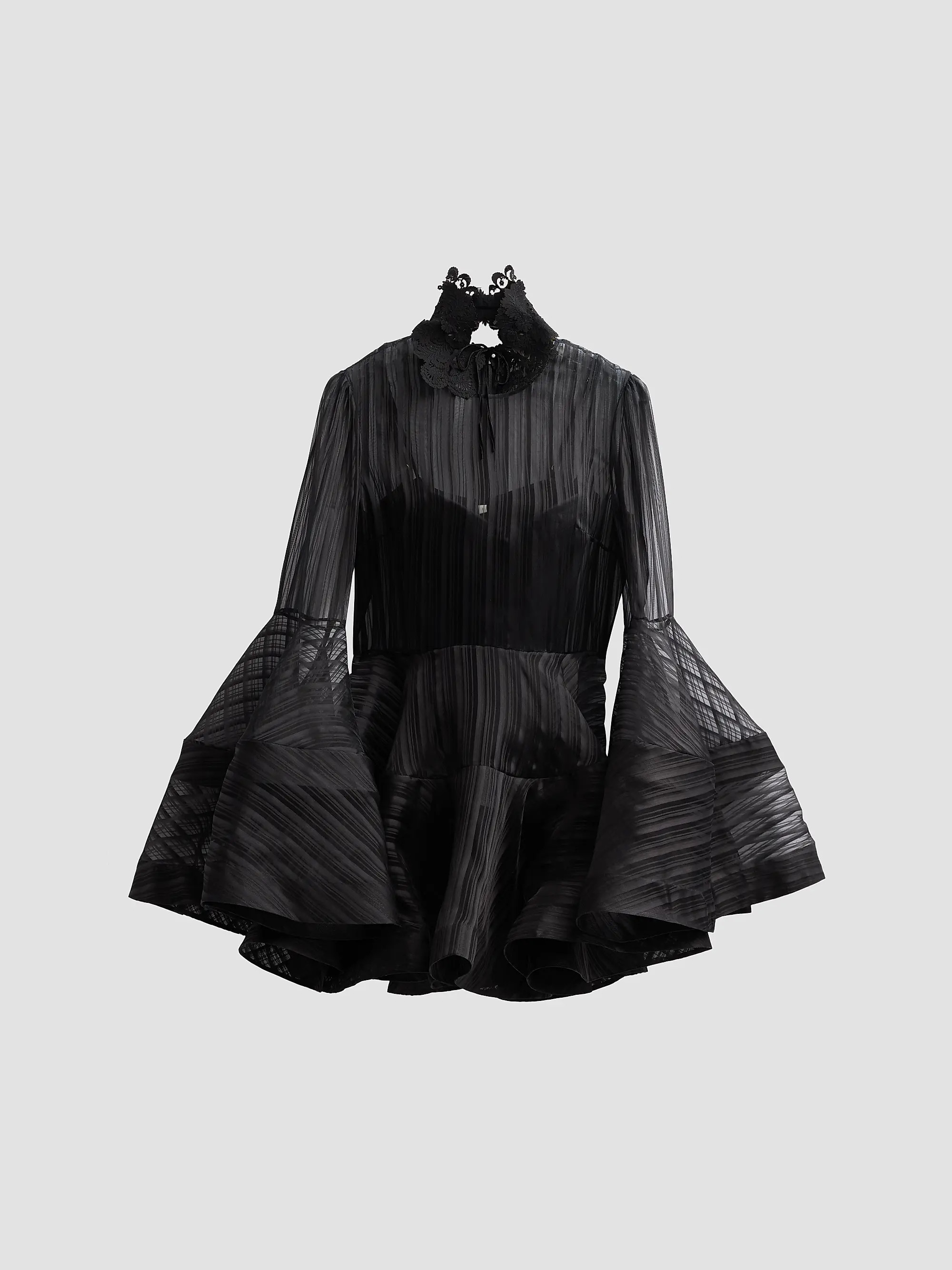 Zimmermann Valiant Lantern Mini Dress | Saks Fifth Avenue | Saks Fifth Avenue