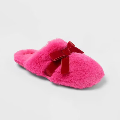 Kids' Amoret Plush Scuff Slippers - Cat & Jack™ | Target