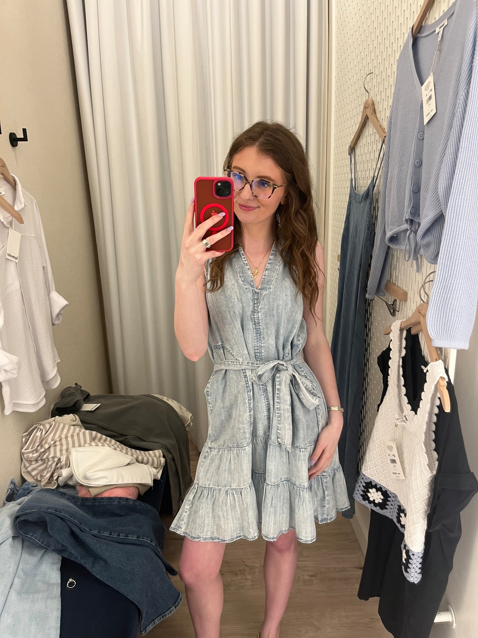 This dress would be too cute with cowboy boots! Wearing an XS

#LTKPetite #LTKStyleTip