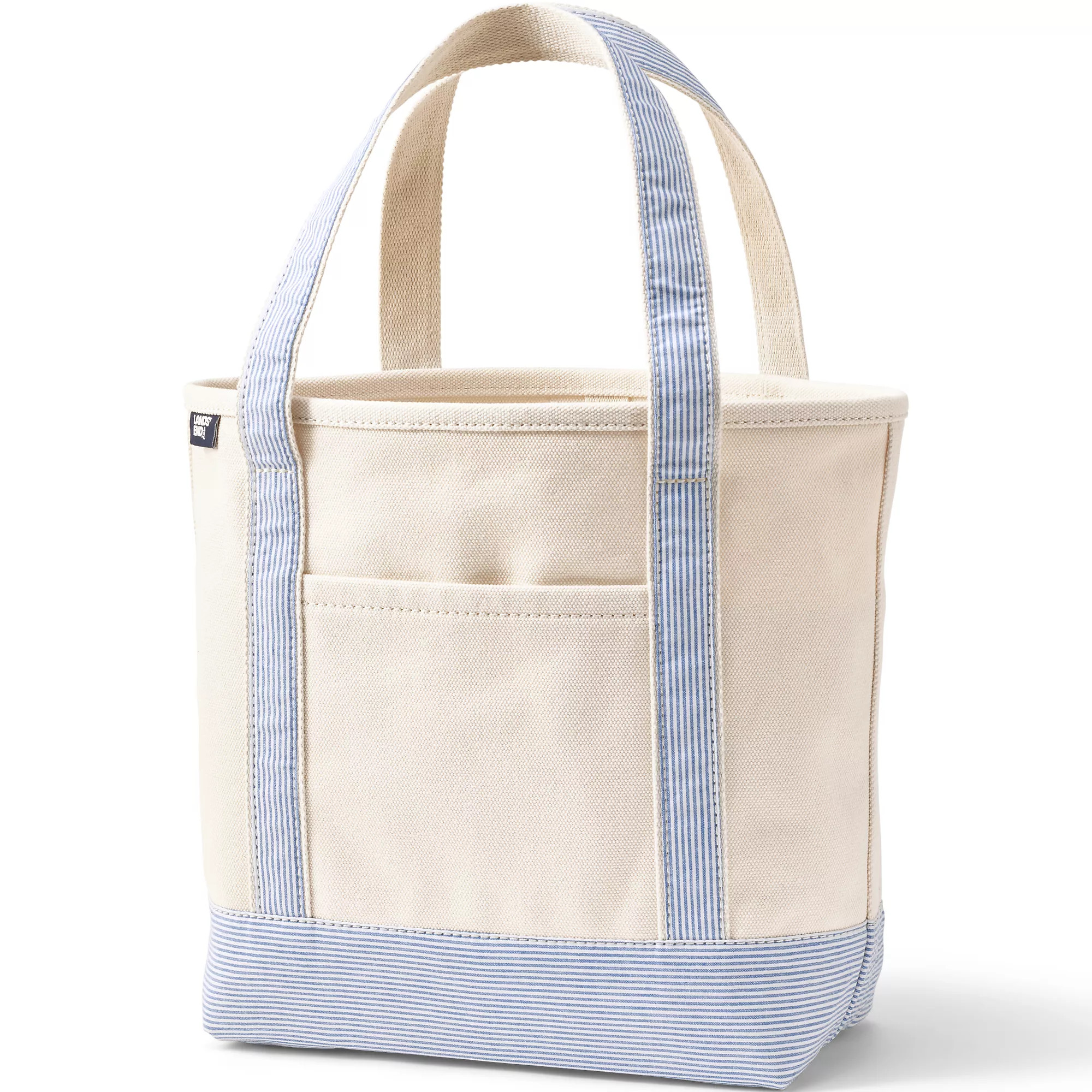 Medium 5 Pocket Open Top Canvas Tote Bag | Lands' End (US)