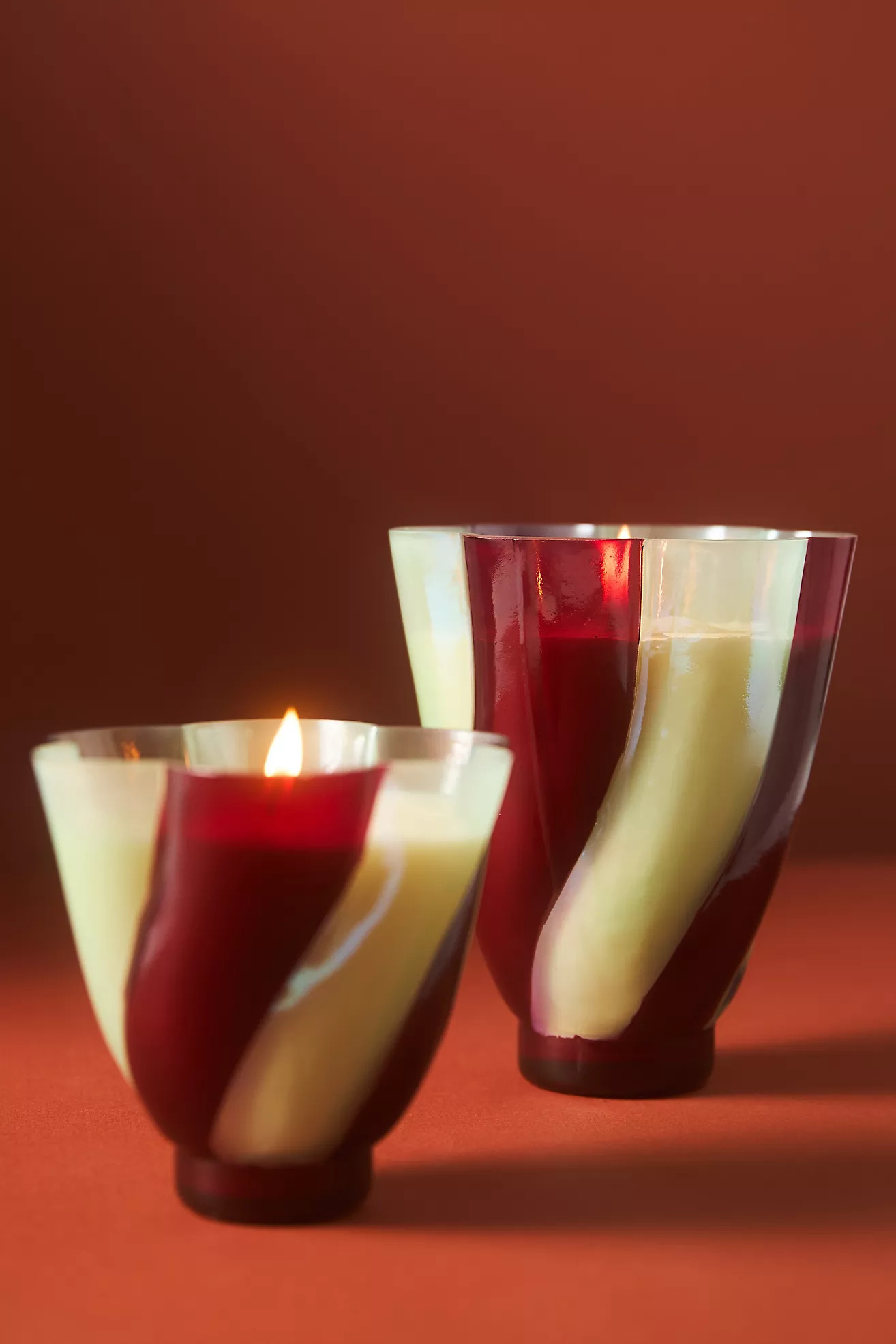 By Anthropologie Candy Twist Fruity Plum & Fir Balsam Glass Candle | Anthropologie (US)