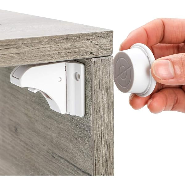 Baby Proofing Magnetic Cabinet Locks BALFER Child Safety Lock for Drawer Cupboard Closet (10 Locks + | Amazon (CA)