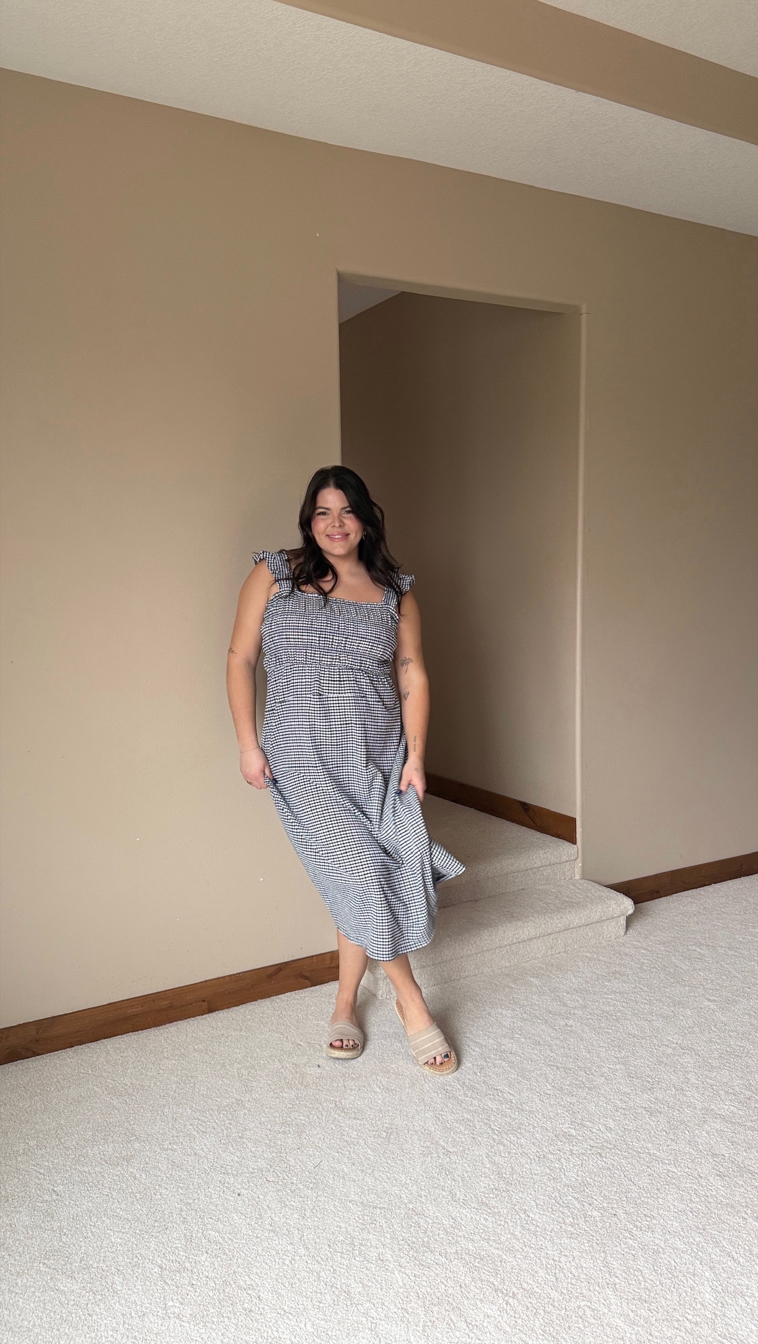 This dress has me excited for warmer weather! The fit is flattering and so comfortable. It will be a go to for sure!

Spring dress, summer dress, spring outfit inspo 

#LTKMidsize #LTKSeasonal #LTKStyleTip