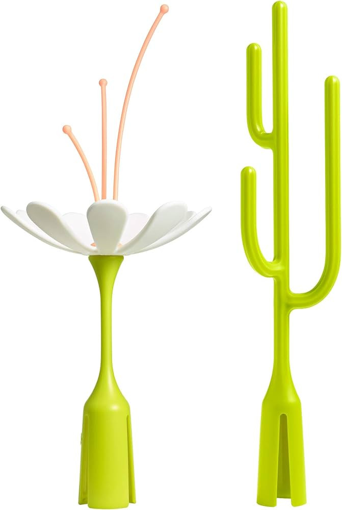 Boon Poke and Stem Baby Bottle Drying Rack Accessories - Space Saving Baby Accessories for Baby B... | Amazon (US)