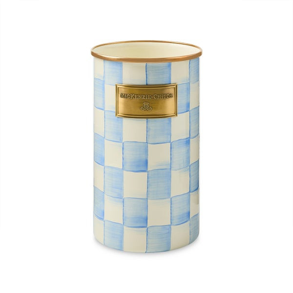 MacKenzie-Childs Sky Check Utensil Holder | MacKenzie-Childs