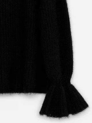 Pullover aus Mohair und Wolle mit Volants | Arket EU