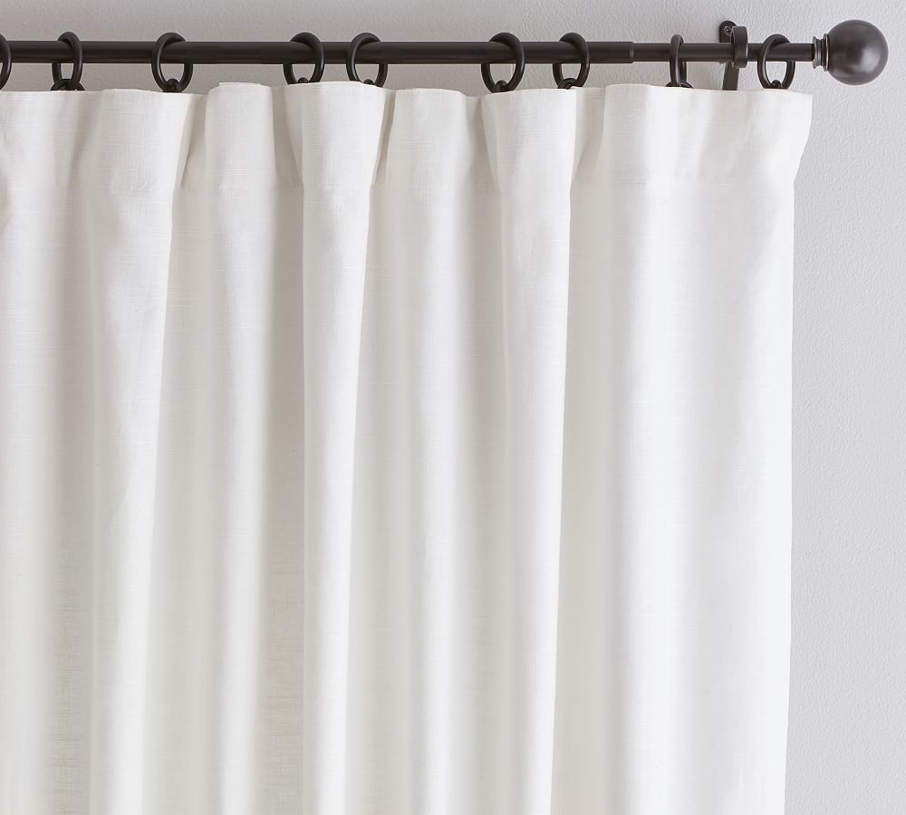 Emery Linen Curtain | Pottery Barn (US)