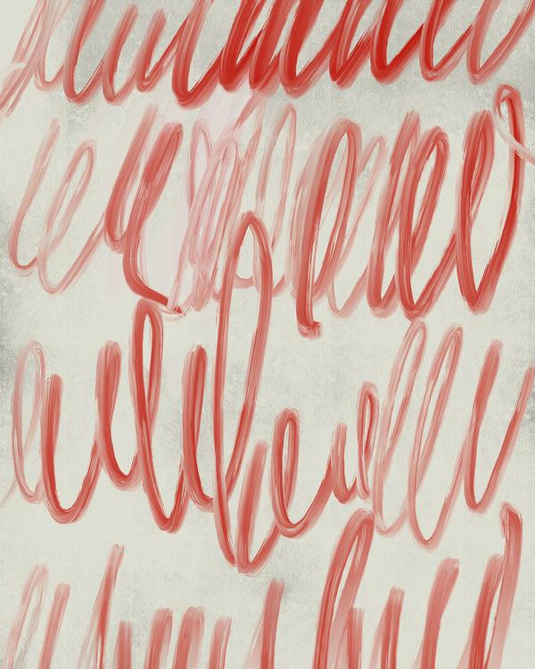 Red Gestures | Artfully Walls