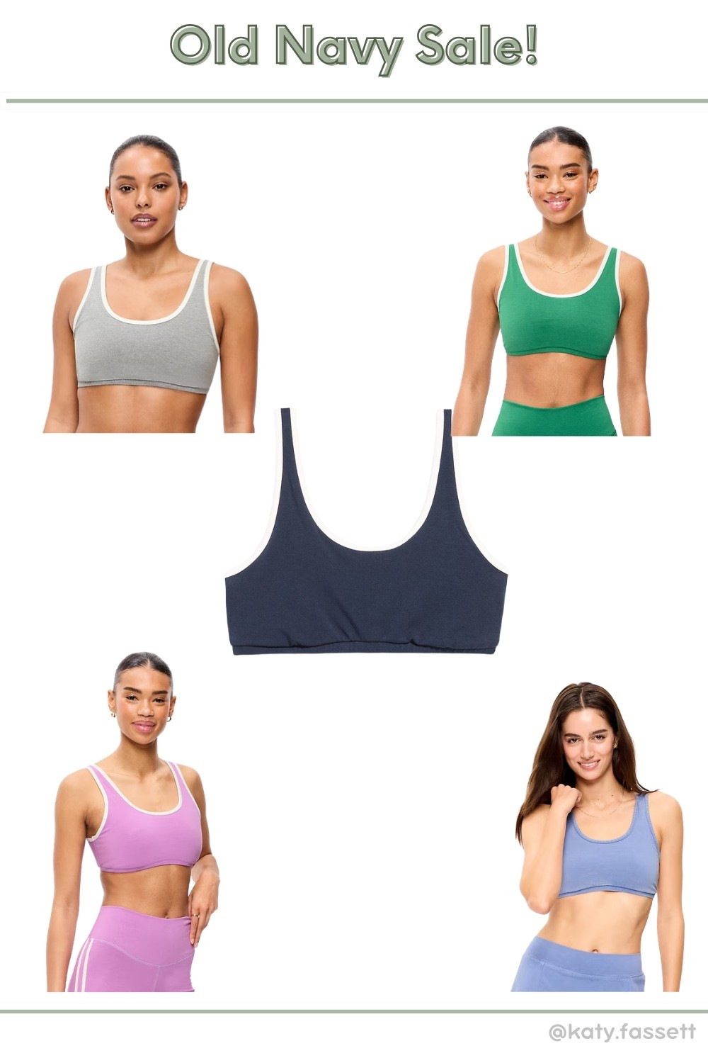 Half off of everything at old navy!! Including these sports bras I’ve been loving! 