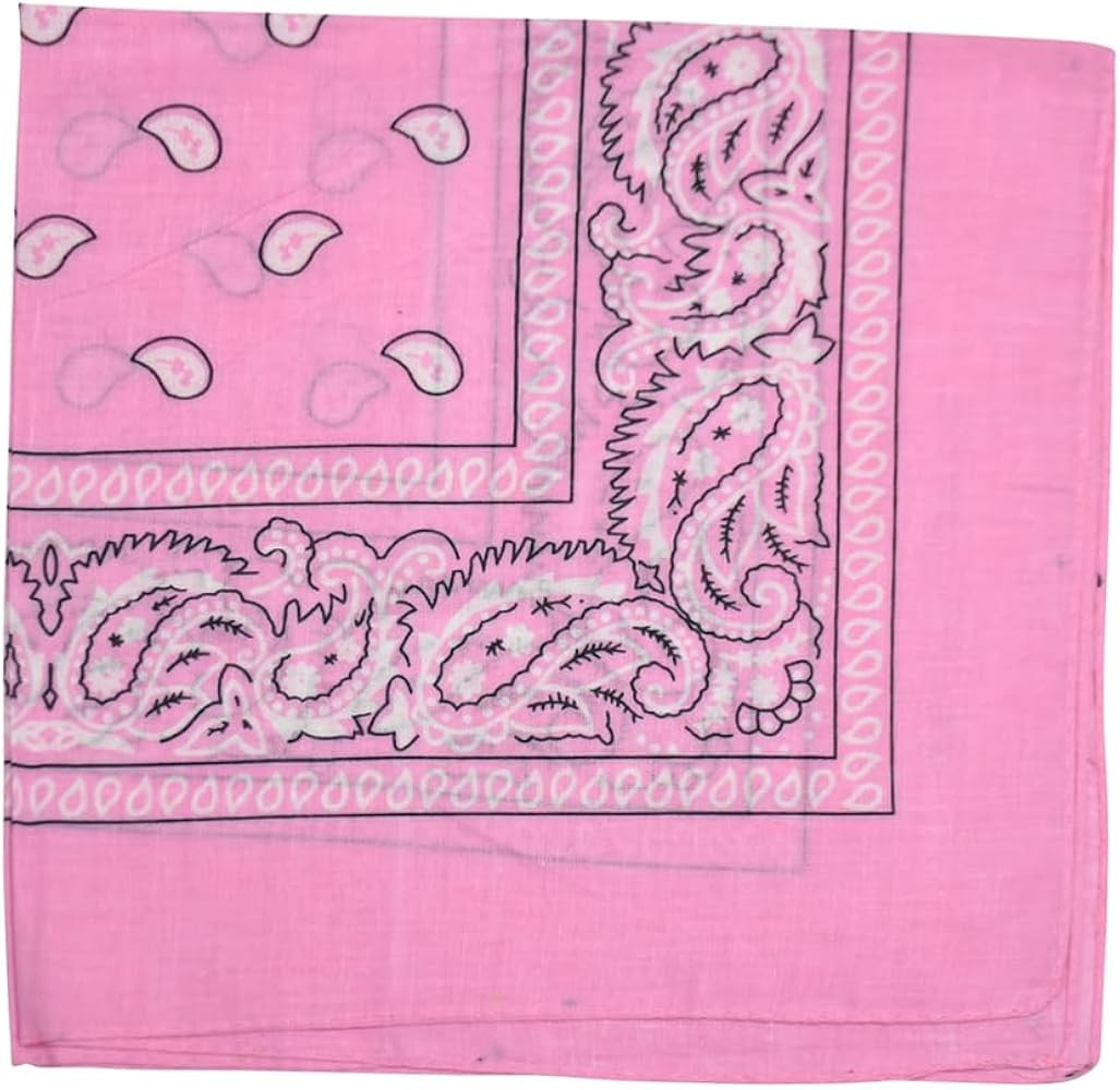 Motique Accessories 22 Inch Cotton Paisley Bandana | Amazon (US)