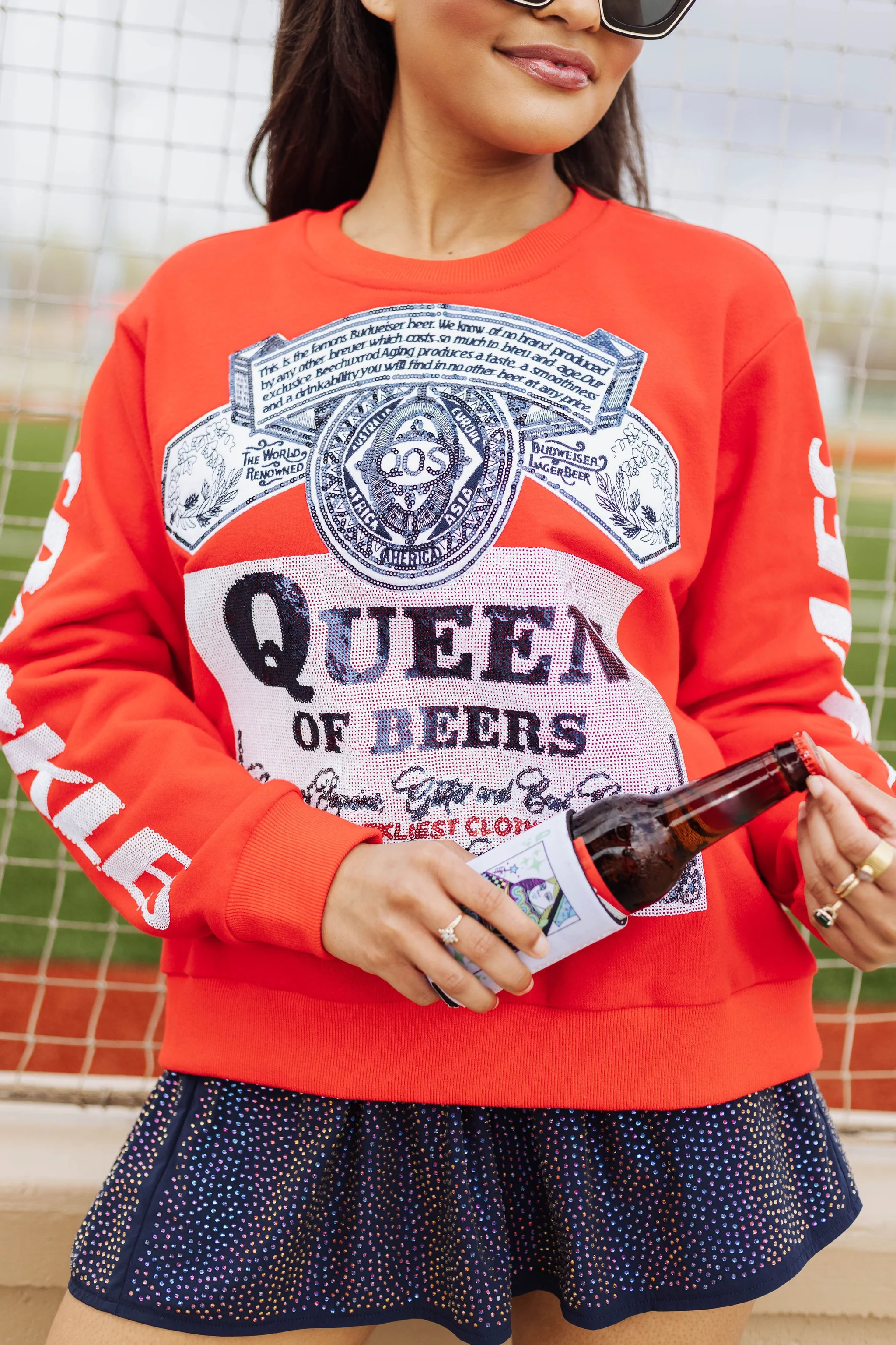 Queen of Beers Sweatshirt | Queen of Sparkles
