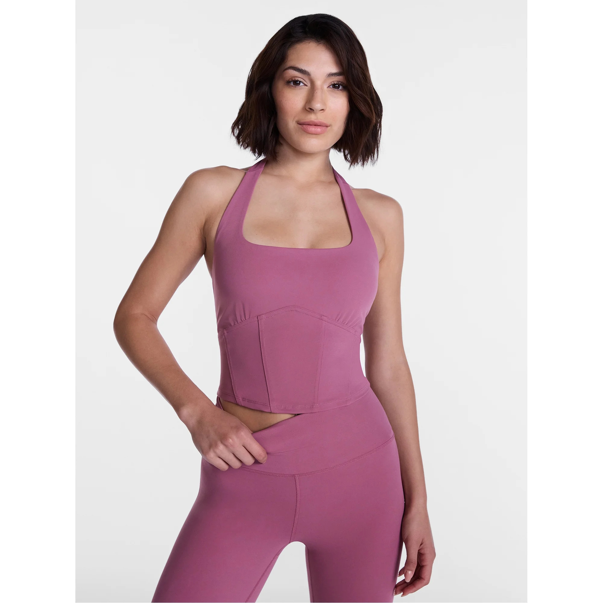 Avia Women's SoftSculpt Corset Halter Bra, Sizes XS-XXL | Walmart (US)