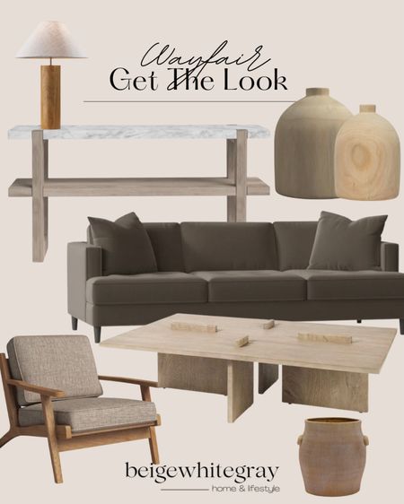 Wayfair living room look! Refresh your space with some amazing Wayfair finds that are currently on sale!! I absolutely love this coffee table and this moody velvet sofa!! 

#LTKsalealert #LTKstyletip #LTKSeasonal