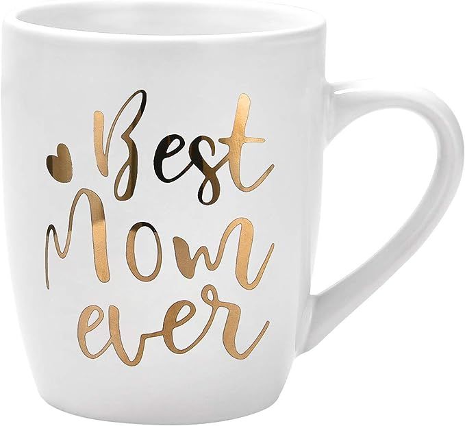 Best Mom ever Coffee Mug Mother’s Day Gifts for Mom Birthday Christmas Gifts for Women Baby sho... | Amazon (US)