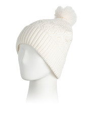 Beanie With Pom Pom | Hats, Gloves & Scarves | Marshalls | Marshalls