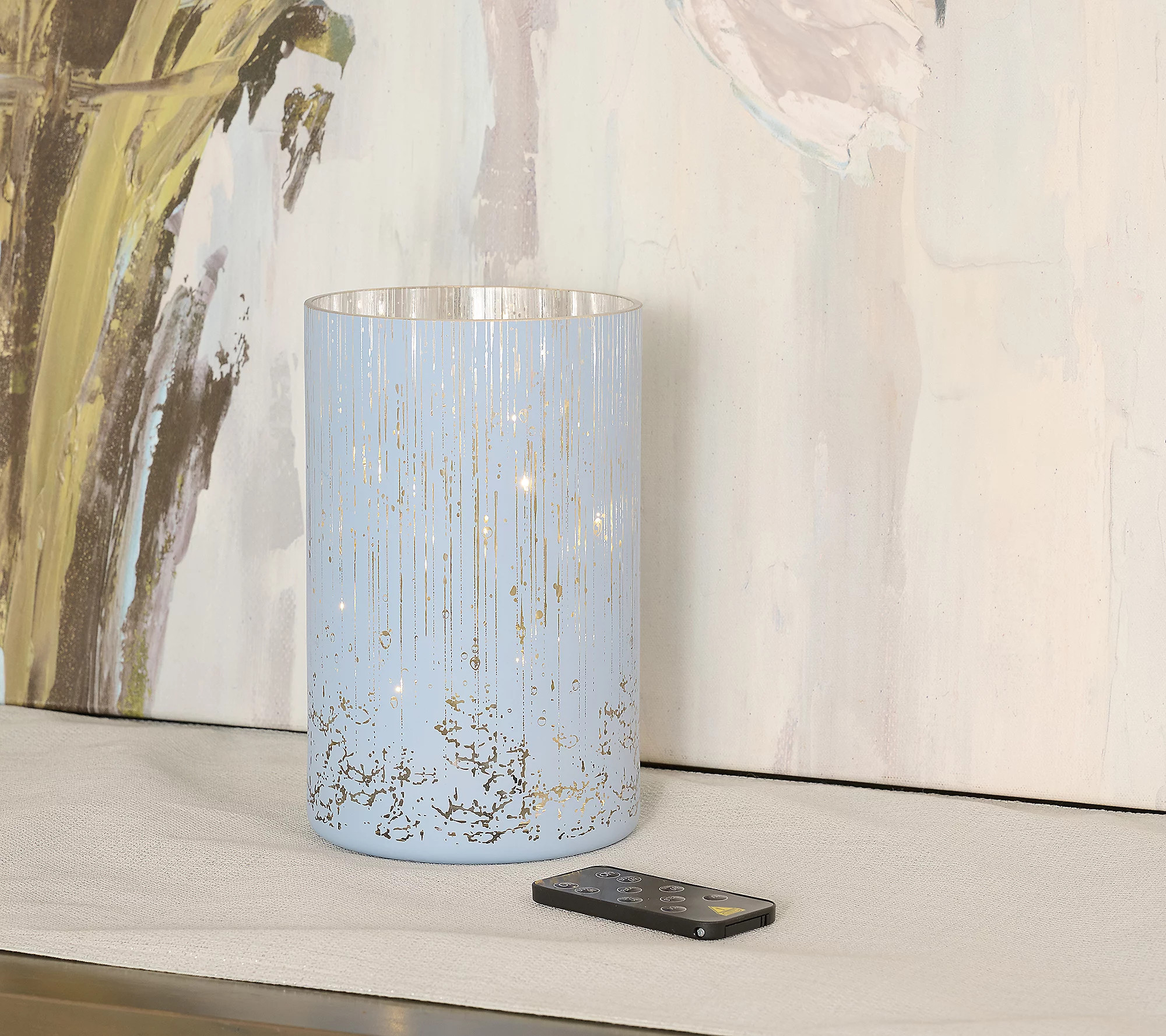 8"" Illuminating Falling Rain Hurricane w/ Sound - Valerie | QVC