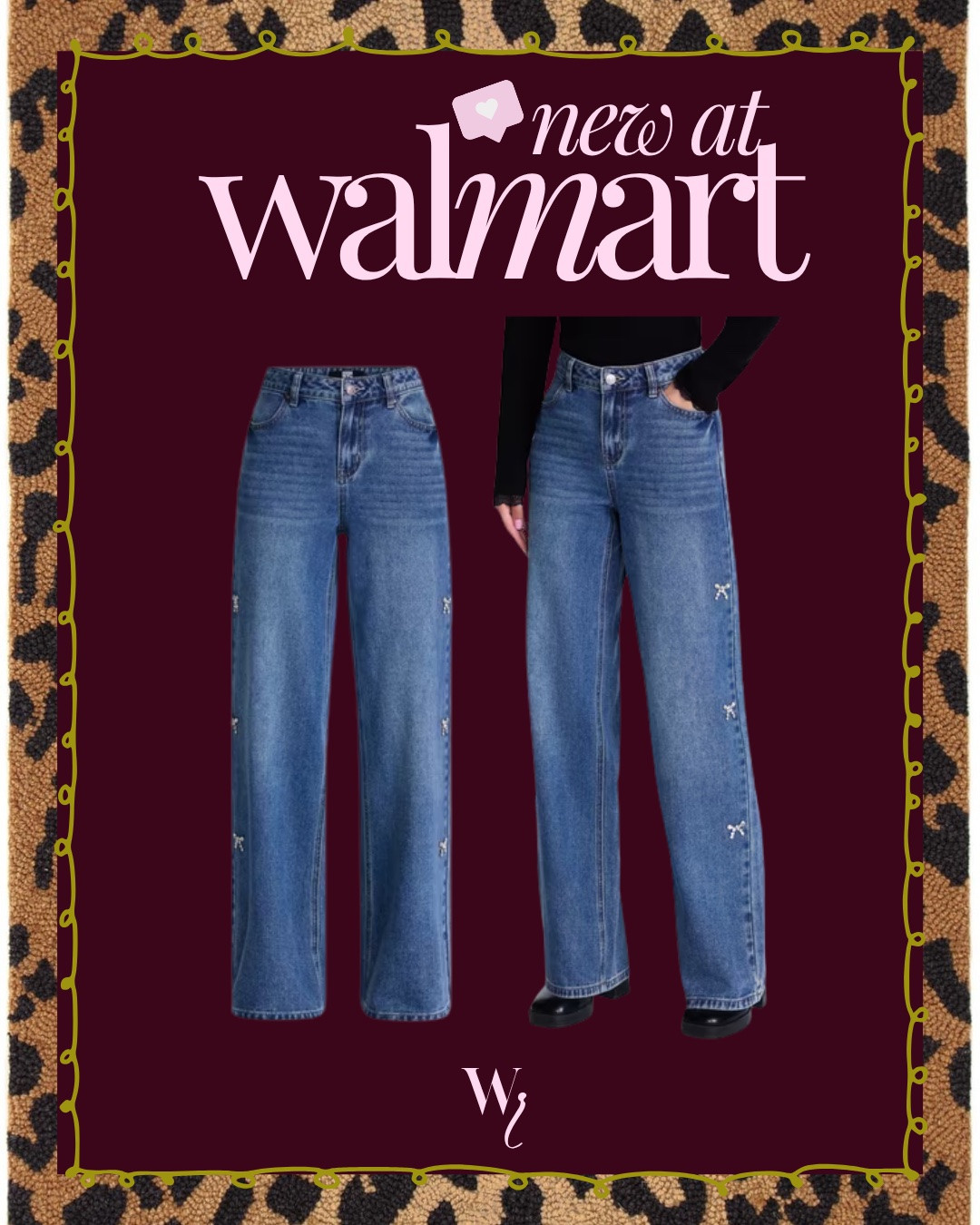 @Walmart the bow details on these jeans is the cutest!