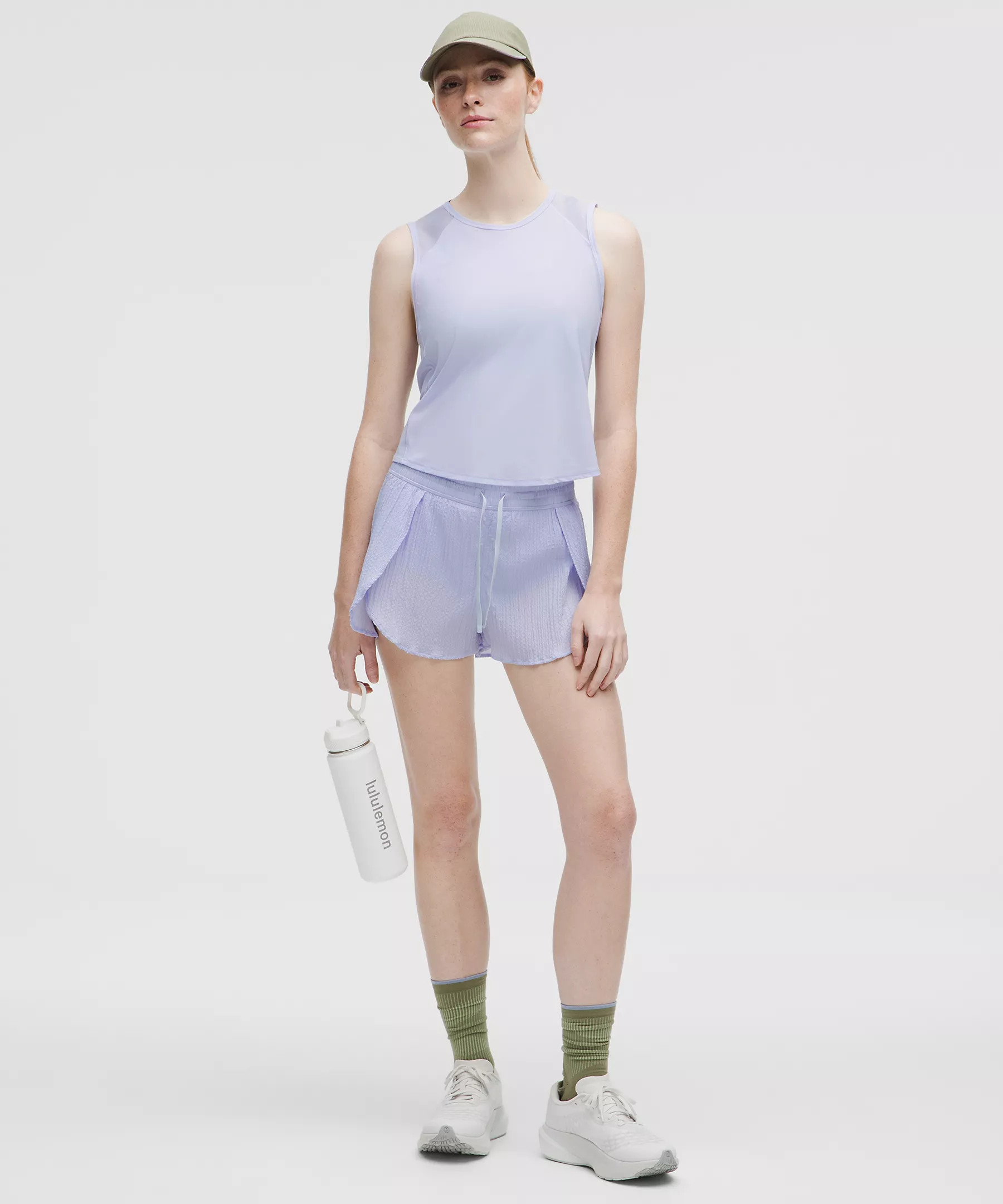 Negative Split Textured Run Short 2.5" | Lululemon (US)