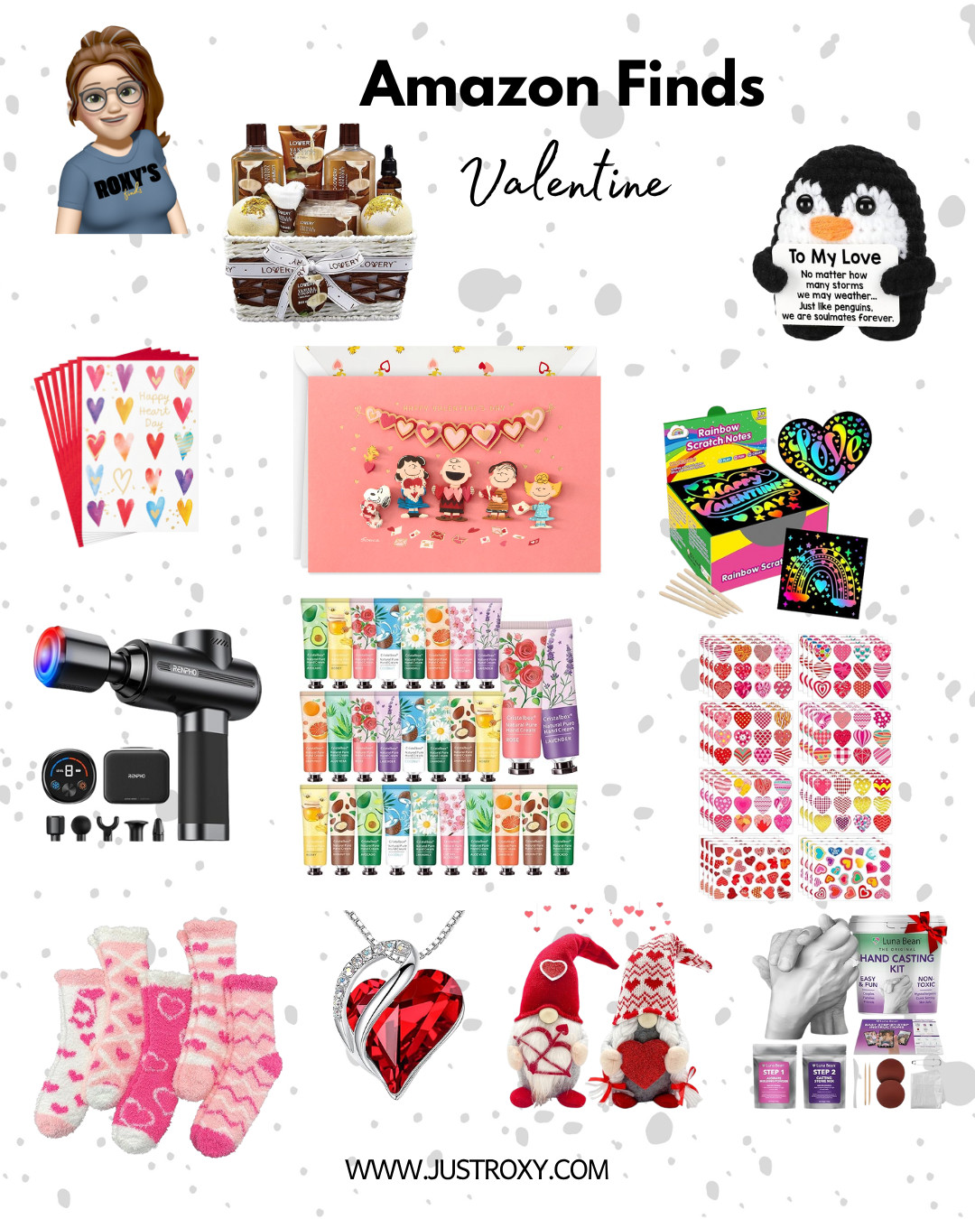 Valentine’s Day shopping can get real cheesy real fast. Overpriced roses, weird cards, and gifts that feel like an afterthought. No thanks.

I rounded up Valentine’s gift ideas that are actually cute, useful, and currently discounted, so you can grab something meaningful without blowing your budget or panic shopping the night before.

👉 You can always see all my current deals here: https://www.justroxy.com/roxys-deals/ 

 #LTKValentine #LTKSeasonal