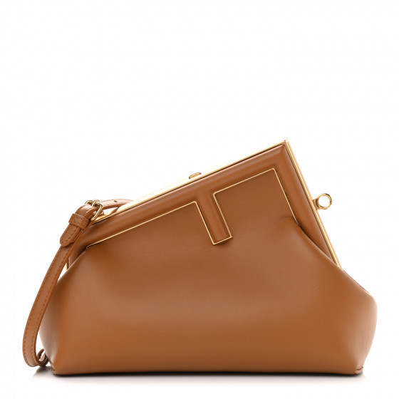 FENDI Shiny Nappa Small First Caramello | FASHIONPHILE | Fashionphile