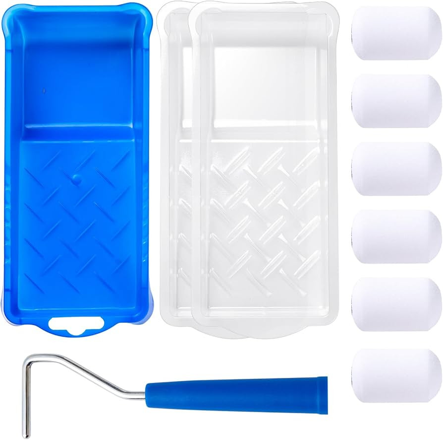 Mister Rui Foam Paint Roller, 2 Inch Mini Paint Roller Kit 10 Pack, Touch Up Small Paint Roller f... | Amazon (US)