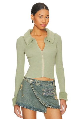 Amy Faux Fur Bolero in Black | Revolve Clothing (Global)