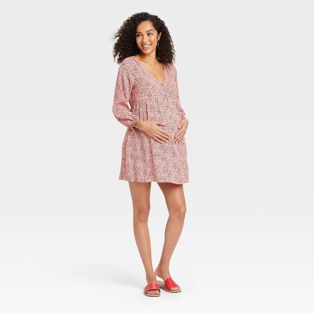 The Nines by HATCH™ Long Sleeve Maternity Dress Floral | Target
