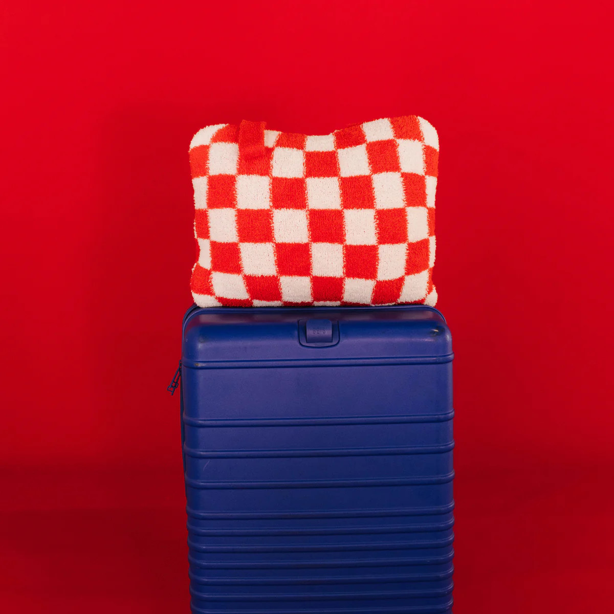 Red Check Quillow 50x60 | Staykation | Staykation
