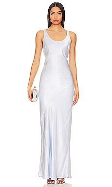 Line & Dot Adelyn Maxi Dress in French Blue from Revolve.com | Revolve Clothing (Global)