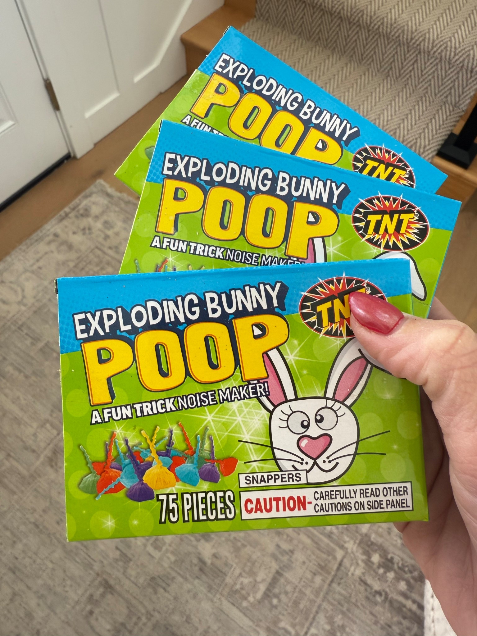 The perfect basket stuffer 🐰💩

