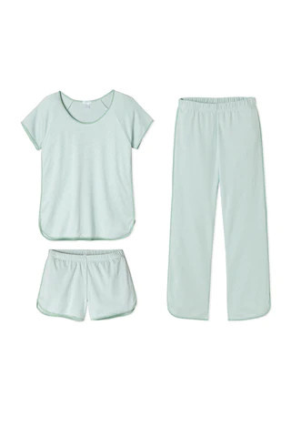 Pima Bundle in Parisian Green | Lake Pajamas