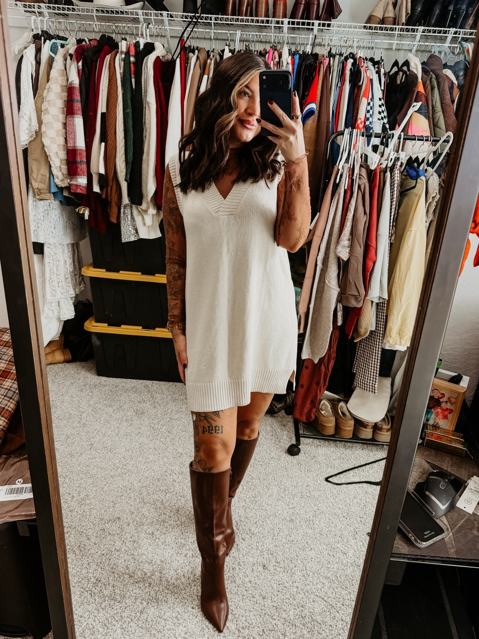 The perfect Thanksgiving outfit! Wearing a medium in both 

#LTKMidsize #LTKHoliday #LTKStyleTip