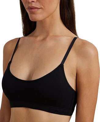 Lauren Ralph Lauren Women's Lace-Trim Bralette 4L0211 - Macy's | Macy's