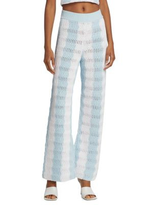 Casablanca Crochet Knit Pants on SALE | Saks OFF 5TH | Saks Fifth Avenue OFF 5TH